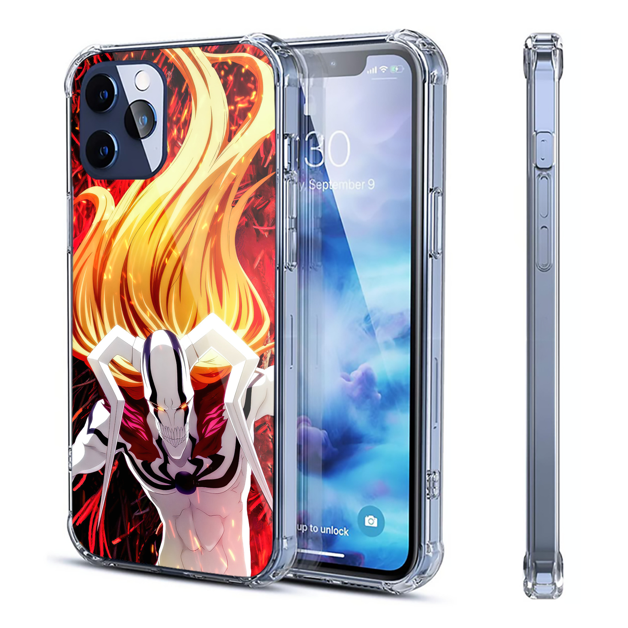 （画像用） ブリーチ BLEACH 【iPhone 12シリーズ対応】透明スマホケース（クリアソフトケース）